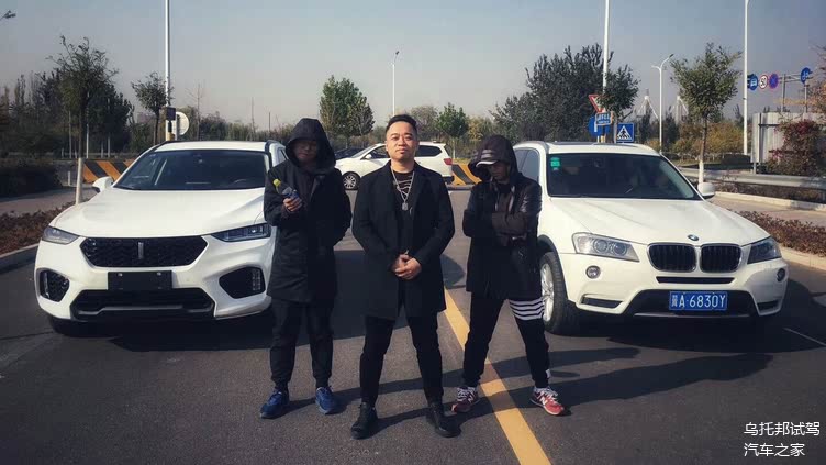 VV7对比宝马X3的拍摄现场,是因为我们团队黑衣很多所以总说我们黑长城吗?